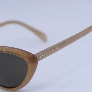 ?️ New Celine CL40264U 59E Sunglasses - Peach Glitter Frame, Brown Lenses Celine | Accessories | New Celine Cl4264u 59e Sunglasses  main image 2